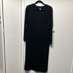 Midi long sleeve dress